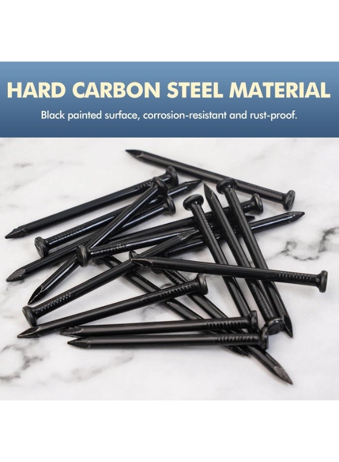 فكسر مسامير فولاذية سوداء للخرسانة والخشب - للاستخدام الداخلي والخارجي (100 قطعة في كل عبوة) - Image 5